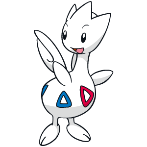 drawing of togetic from pokemon global link